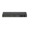 NETGEAR GSM4230P-100EUS tinklo jungiklis Valdomas L2/L3 Gigabit Ethernet (10/100/1000) Power over Ethernet (PoE) 1U Juoda