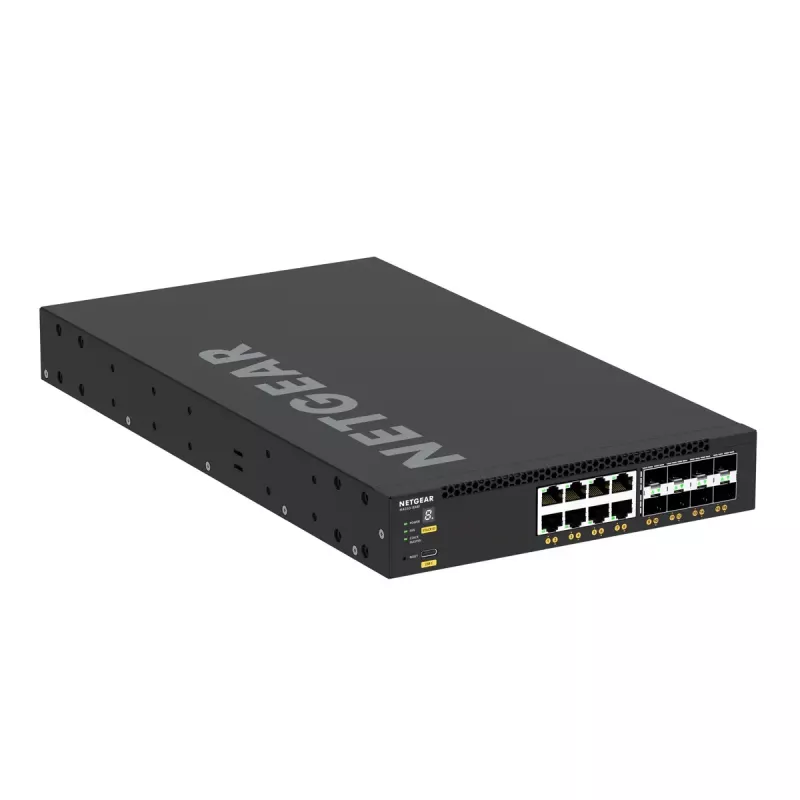 NETGEAR M4350-8X8F valdomas L3 10G Ethernet (100/1000/10000) 1U juodas