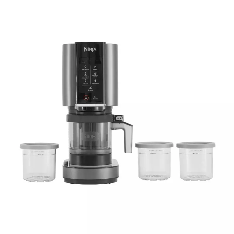 Ledų gaminimo aparatas Ninja NC300EU 1,4 L, 800 W, juodas/sidabrinis, 3 dubenys