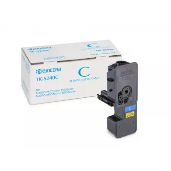 Originalus KYOCERA TK-5240C toner kasetė, Cian, 3000 puslapių