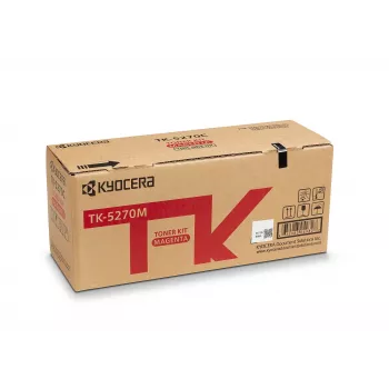 KYOCERA TK-5270M originalus rausvai raudonos spalvos (magenta) tonerio kasetė, 1 vnt.