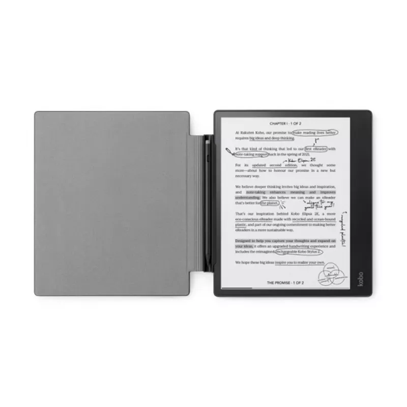 Apsauginis dėklas Kobo N605-AC-BK-E-PU Black 10.3 colio