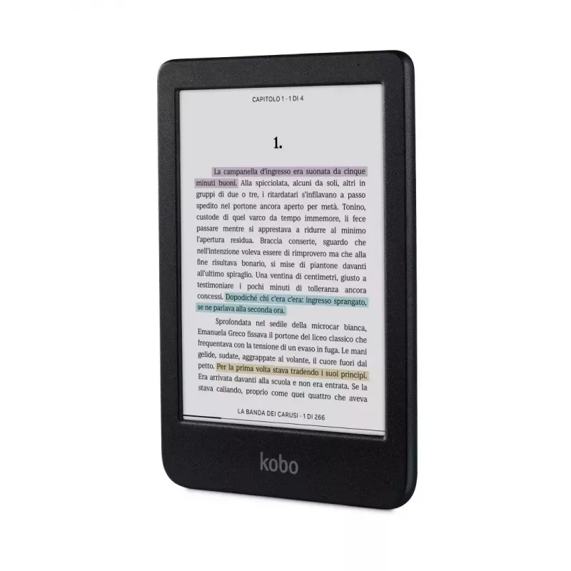 E. knygų skaitytuvė Kobo Clara Colour 16 GB Wi‑Fi E Ink Kaleido, 6 colių 1448×1072, 1500 mAh, Bluetooth, USB‑C