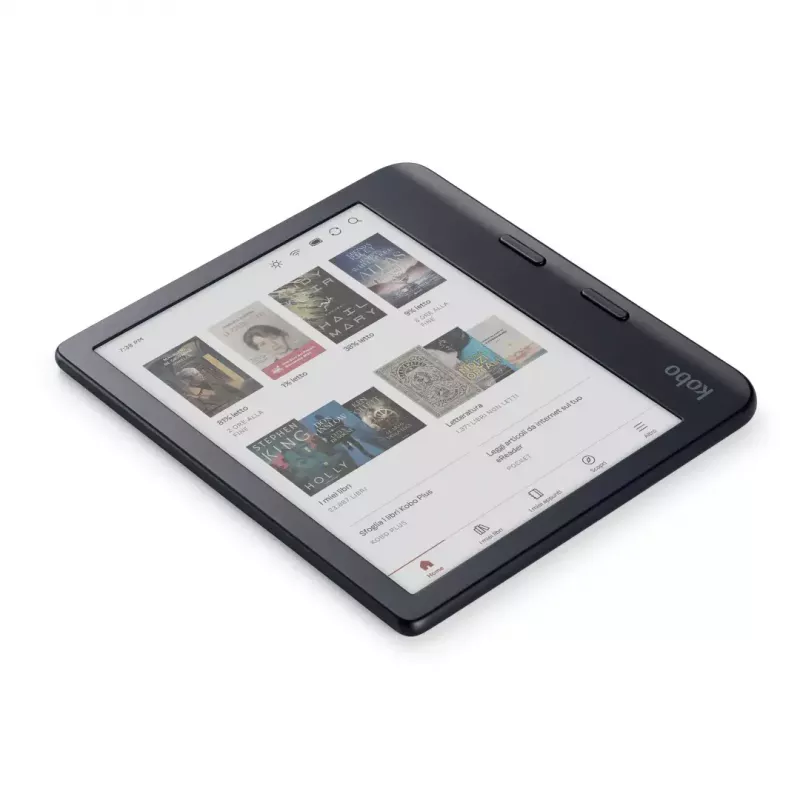 Kobo Libra Colour N428-KU-BK-K-BU 7 colių E Ink Kaleido spalvotas el. knygų skaitytuvas, 32 GB, Wi-Fi