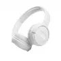 JBL Tune 510 WHITE belaidės ausinės, 20–20000 Hz, 40 h baterija, USB-C, baltos