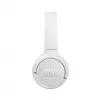JBL Tune 510 WHITE belaidės ausinės, 20–20000 Hz, 40 h baterija, USB-C, baltos