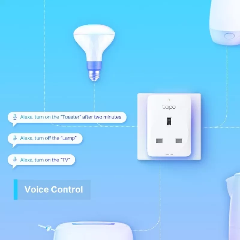 TP-Link Tapo P100 Mini išmanusis Wi-Fi kištukinis lizdas