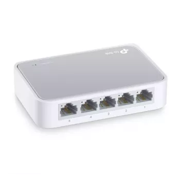 TP-Link TL-SF1005D nevaldomas Fast Ethernet (10/100) perjungiklis, 5 prievadai, baltas