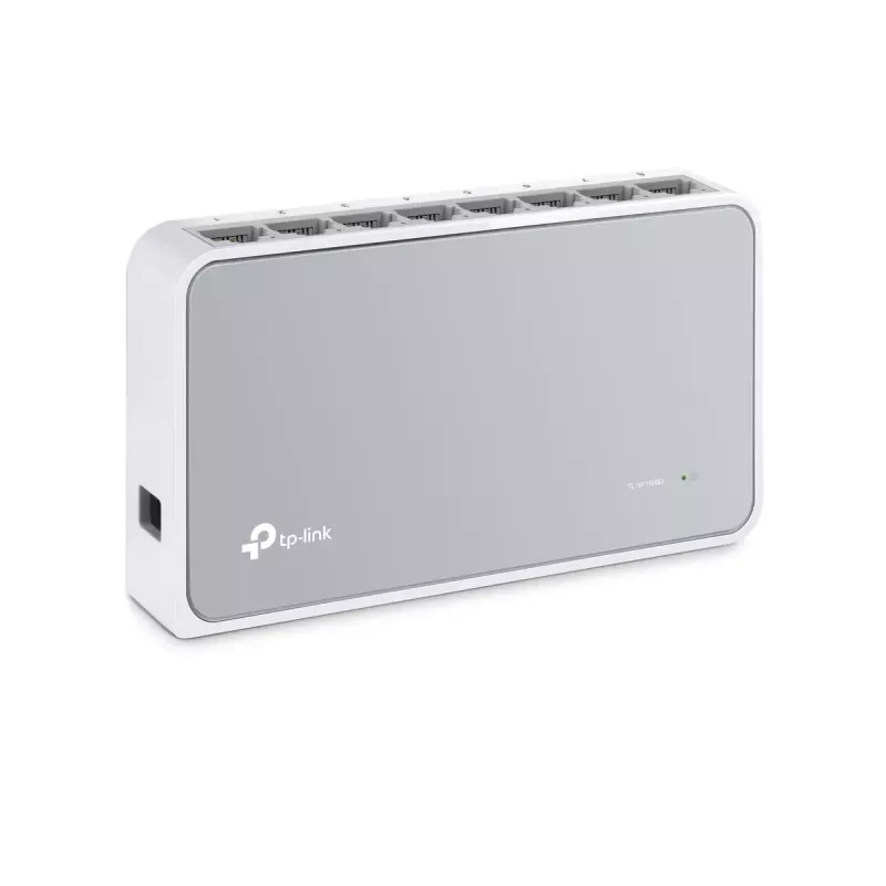 TP-Link TL-SF1008D 8 prievadų nevaldomas Fast Ethernet jungiklis (10/100) baltas