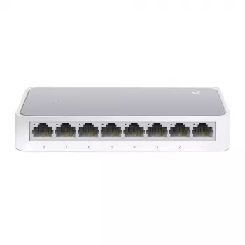 TP-Link TL-SF1008D 8 prievadų nevaldomas Fast Ethernet jungiklis (10/100) baltas