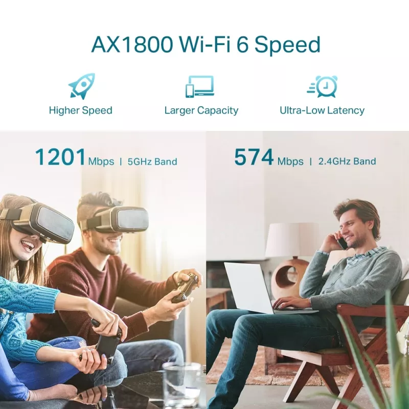 Tinklo stiprintuvas TP-Link AX1800 WiFi 6 Extender RE605X
