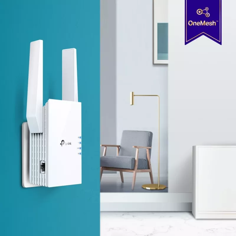 Tinklo stiprintuvas TP-Link AX1800 WiFi 6 Extender RE605X