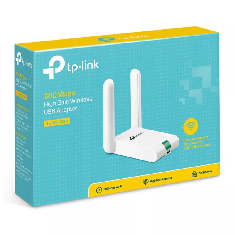 TP-Link TL-WN822N belaidžio tinklo adapteris WLAN 300 Mbit/s