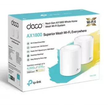 TP-Link Deco X20 AX1800 belaidžio tinklo Wi-Fi 6 sistema (2 vnt.)
