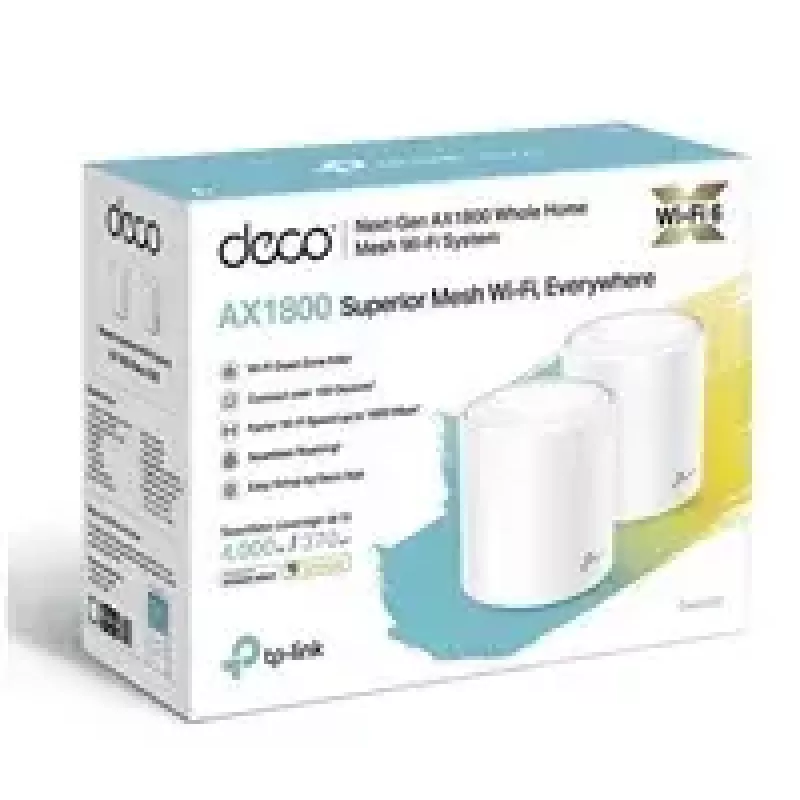 TP-Link Deco X20 AX1800 belaidžio tinklo Wi-Fi 6 sistema (2 vnt.)
