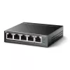TP-Link TL-SG1005LP tinklo jungiklis, nevaldomas, Gigabit Ethernet (10/100/1000), Power over Ethernet (PoE), juodas