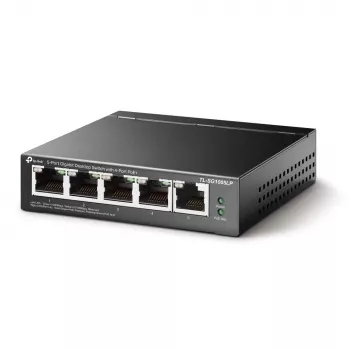TP-Link TL-SG1005LP tinklo jungiklis, nevaldomas, Gigabit Ethernet (10/100/1000), Power over Ethernet (PoE), juodas