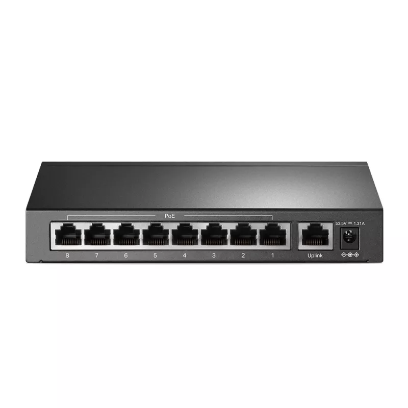 TP-Link TL-SF1009P 9 prievadų 10/100Mbps darbalaukio jungiklis su 8 PoE+ prievadais