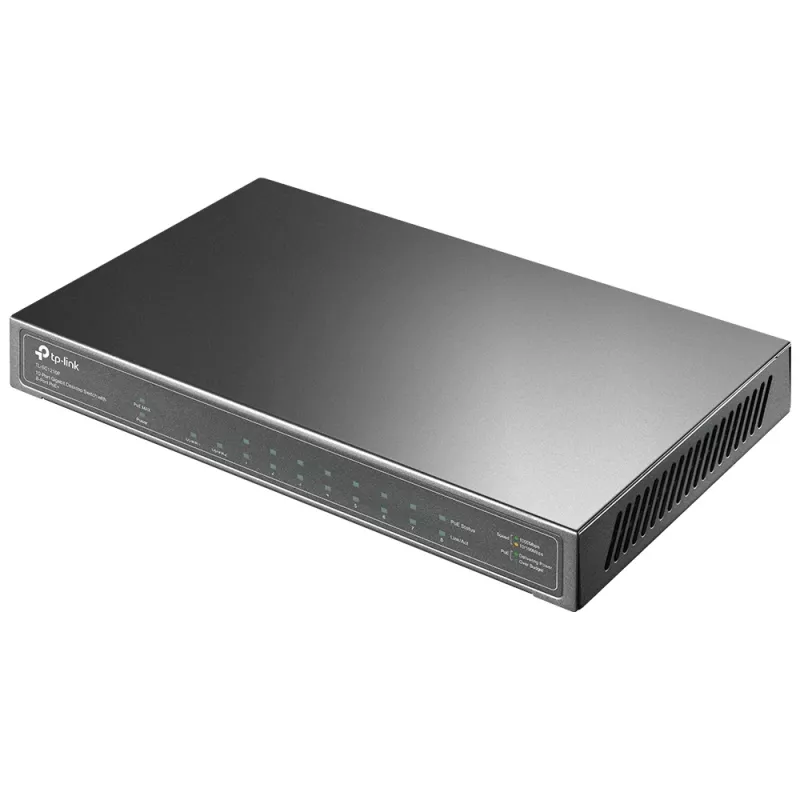 TP-Link TL-SG1210P tinklo jungiklis nevaldomas Gigabit Ethernet (10/100/1000) Maitinimas per Ethernet (PoE) Pilka