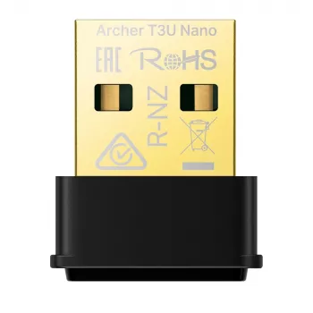 TP-Link Archer T3U Nano AC1300 belaidis USB adapter su MU-MIMO