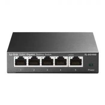 Nevaldomas komutatorius TP-Link TL-SG105S 5 prievadai 10/100/1000Mbps