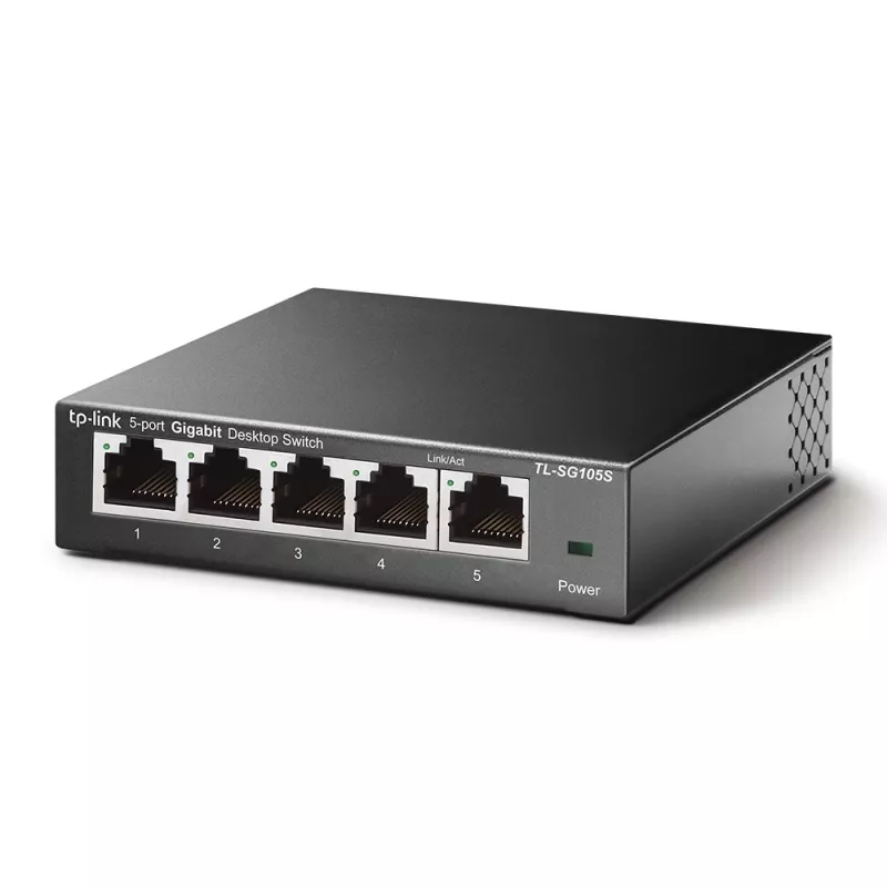 Nevaldomas komutatorius TP-Link TL-SG105S 5 prievadai 10/100/1000Mbps
