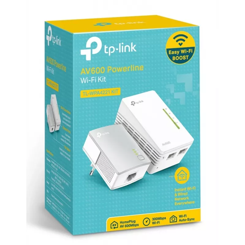 TP-Link AV600 600 Mbit/s Ethernet LAN Wi-Fi Baltas 1 vnt.