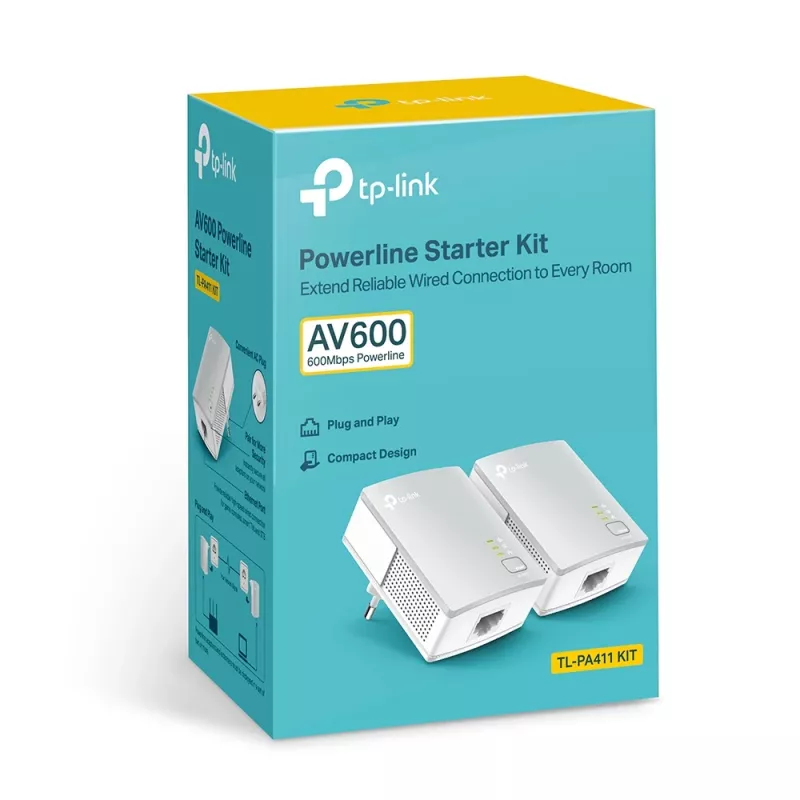 Powerline adapteris TP-Link AV500 Nano Starter Kit