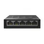 TP-Link LS1005G 5 prievadų 10/100/1000Mbps stalinis tinklo jungiklis, nevaldomas, Gigabit Ethernet, montuojamas ant sienos