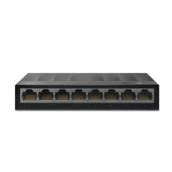 TP-Link LS1008G 8 prievadų 10/100/1000Mbps darbalaukio tinklo jungiklis, nevaldomas, Gigabit Ethernet, montuojamas ant sienos