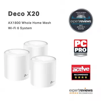 TP-Link Deco X20 AX1800 belaidžio tinklo sistema 3 vnt.
