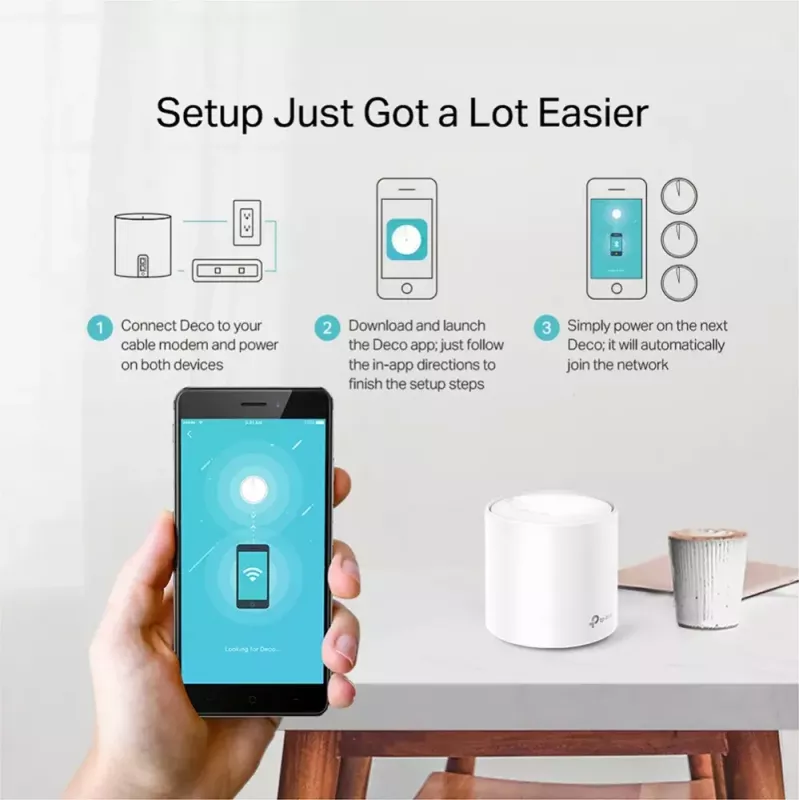 TP-Link Deco X20 AX1800 belaidžio tinklo sistema 3 vnt.