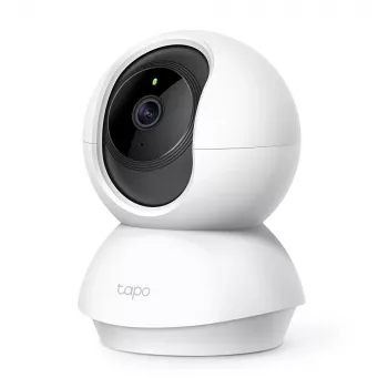 TP-Link Tapo Pan/Tilt Vidaus Wi-Fi IP Kamera, 2K, Naktinis Matymas, Dvipusis Garsas, Palaiko microSD iki 512 GB, Balta