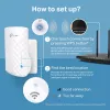 TP-Link RE190 belaidžio tinklo stiprintuvas, AC750, dviejų juostų, baltas