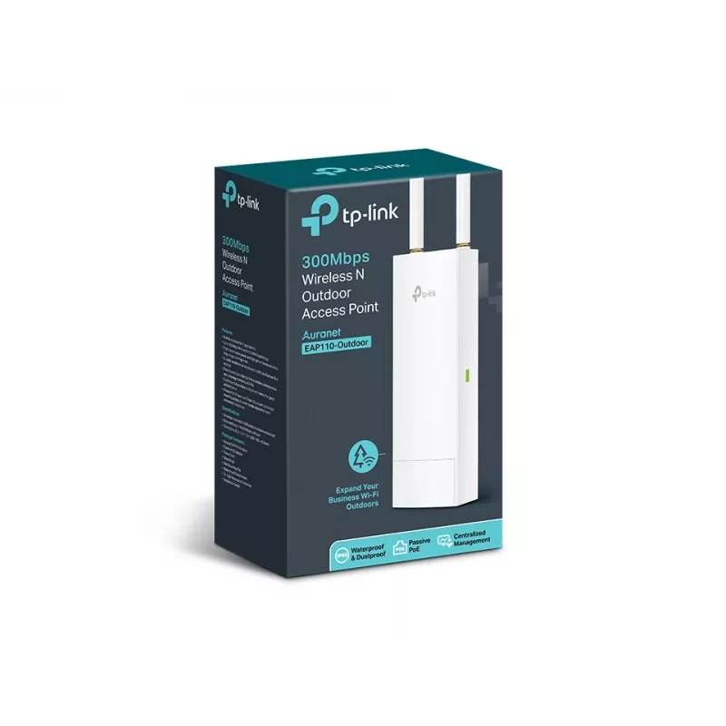 Belaidis prieigos taškas TP-Link EAP110-Outdoor 2,4 GHz Wi-Fi N