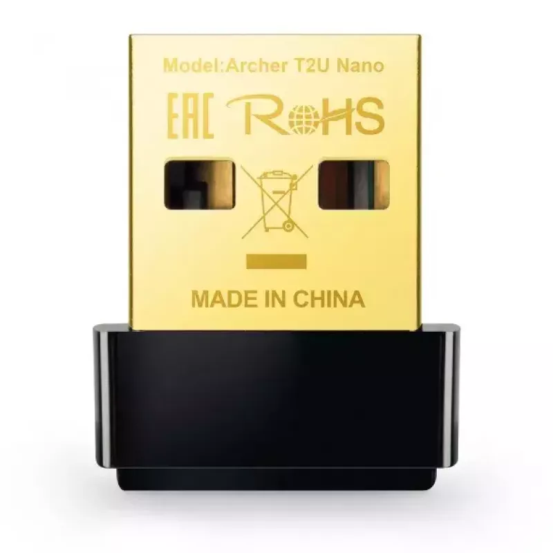 TP-Link Archer T2U Nano belaidis USB adapteris AC600, 2,4/5 GHz