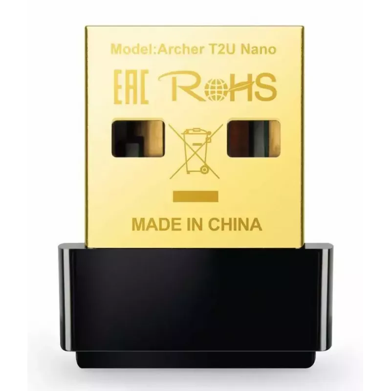 TP-Link Archer T2U Nano belaidis USB adapteris AC600, 2,4/5 GHz