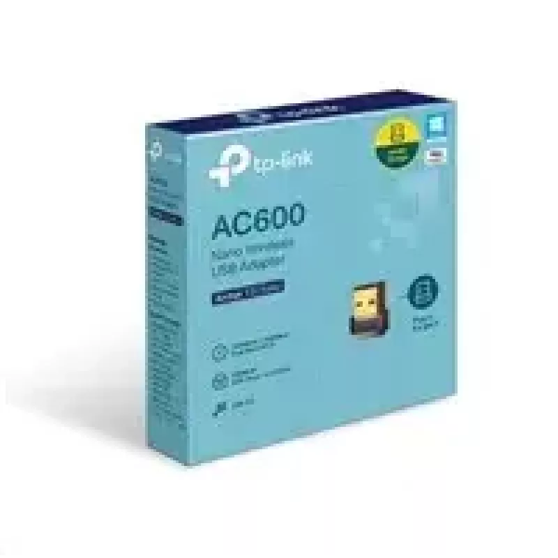 TP-Link Archer T2U Nano belaidis USB adapteris AC600, 2,4/5 GHz