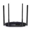 Stalinis maršrutizatorius MERCUSYS MR80X — Dviejų juostų Wi‑Fi 6 (802.11ax), 3000 Mbps, 4 išorinės antenos, 3 Gigabit LAN prievadai