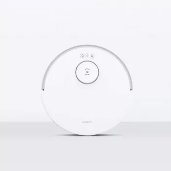 Robotinis dulkių siurblys Ecovacs DEEBOT N20 — LDS navigacija, 8000 Pa, 5200 mAh, 300 min veikimo laikas, OZMO šluostymas, 0,4 l dulkių talpa, baltas