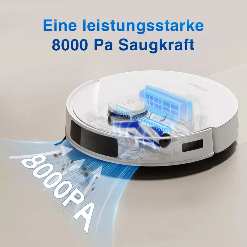 Ecovacs DEEBOT N20 robotas siurblys, baltas