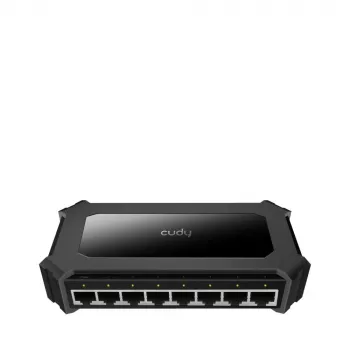 Cudy GS108D tinklo jungiklis 8 prievadų Gigabit Ethernet (10/100/1000), 16 Gbit/s perjungimas, DC 5V, stalinis, juodas