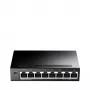 Cudy GS108 tinklo jungiklis — 8 prievadų Gigabit Ethernet (10/100/1000), juodas, 16 Gbit/s perjungimo talpa
