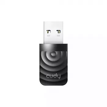 Belaidis USB tinklo adapteris Cudy WU1300S, dviejų juostų 2,4/5 GHz, Wi‑Fi 5 (802.11ac), 867 Mbps, RTL8812BU