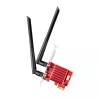 Vidinė WLAN/Bluetooth PCIe tinklo plokštė Cudy WE3000S – Triband 2.4/5/6 GHz, Intel AX210, Bluetooth 5.2, 2400 Mbps, Full-height/Low-profile