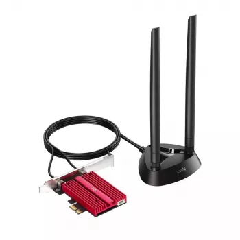 Vidinė WLAN/Bluetooth tinklo plokštė Cudy WE4000 — PCIe, Intel AX200, Wi‑Fi 6 triband (2.4/5/6 GHz), 2400 Mbit/s, Bluetooth 5.0