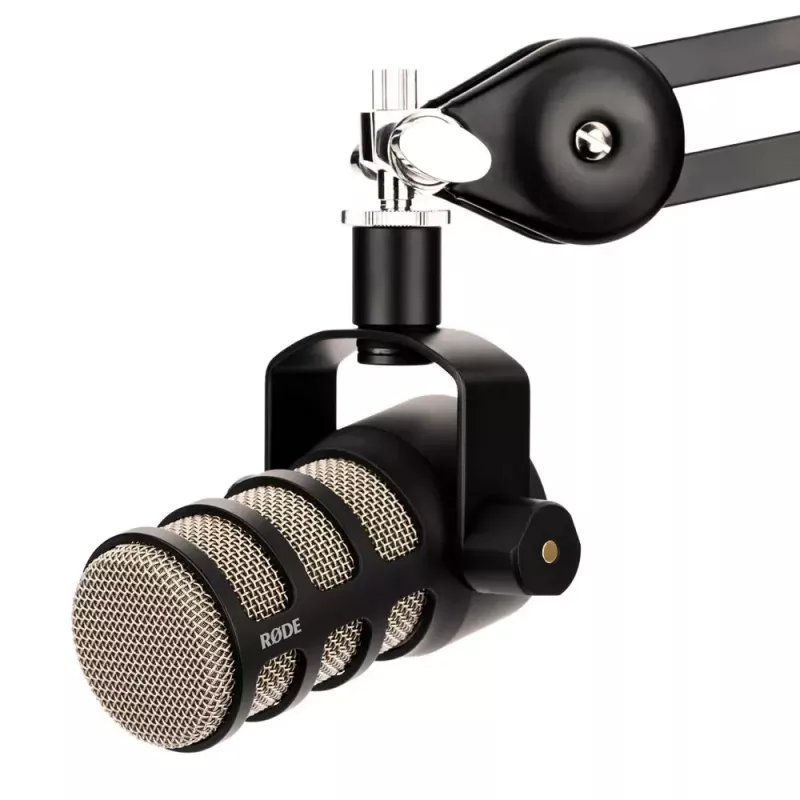 Sceninis dinaminis mikrofonas RØDE PodMic – kardioidinis, XLR-3, 20–20 000 Hz, subalansuota išvestis, 937 g, juodas