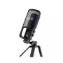 Kondensatorinis USB PC mikrofonas RØDE NT-USB+ — kardioidinis, 24-bit/48 kHz, 20–20000 Hz, 3.5 mm ausinių išėjimas, USB-C, juodas