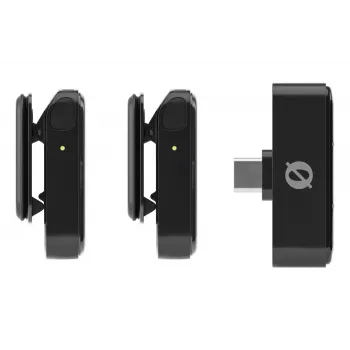 Belaidė klipinė mikrofonų sistema Rode Wireless Micro Black – omnidirectional lavalier, 100 m atstumas, 7 h baterija, 48 kHz/24 bit
