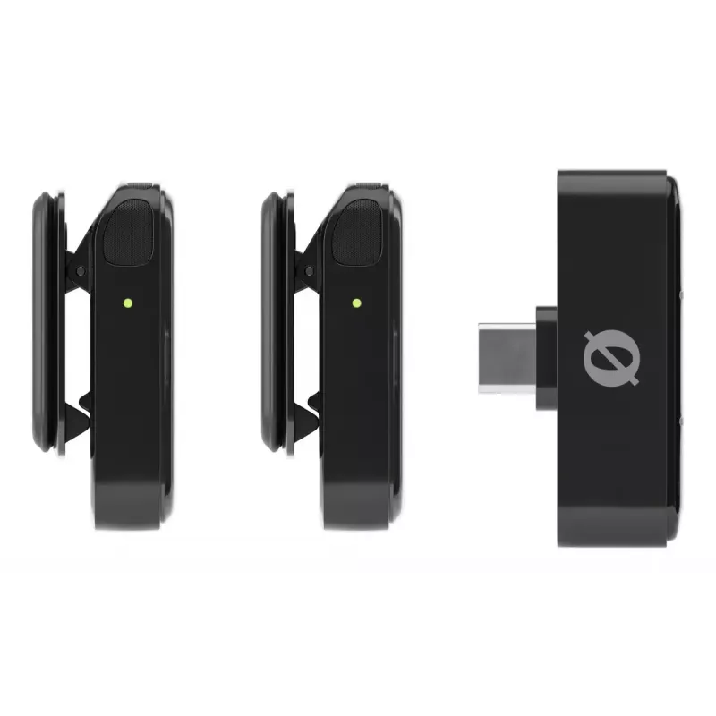 Belaidė klipinė mikrofonų sistema Rode Wireless Micro Black – omnidirectional lavalier, 100 m atstumas, 7 h baterija, 48 kHz/24 bit
